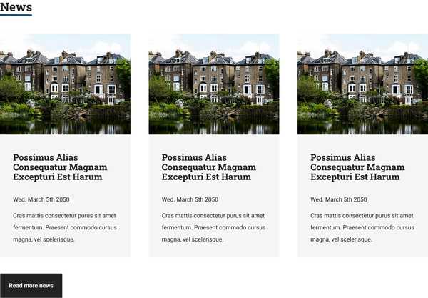 LocalGov Drupal Card List Pattern from the "Build a LocalGov Drupal Website" Course